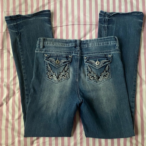 Y2K low-rise bootcut jeans - Picture 2 of 9